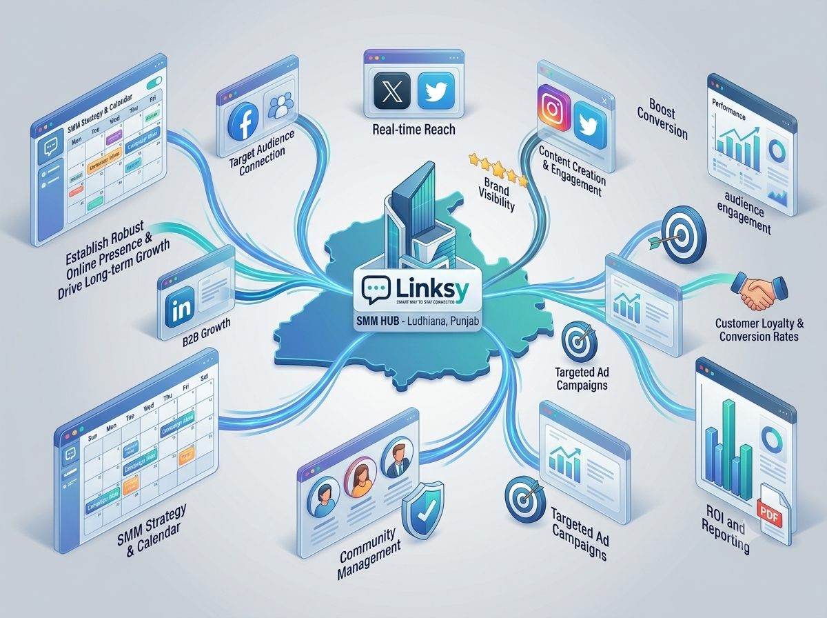 Linksy Digital SMM Hub Ludhiana
