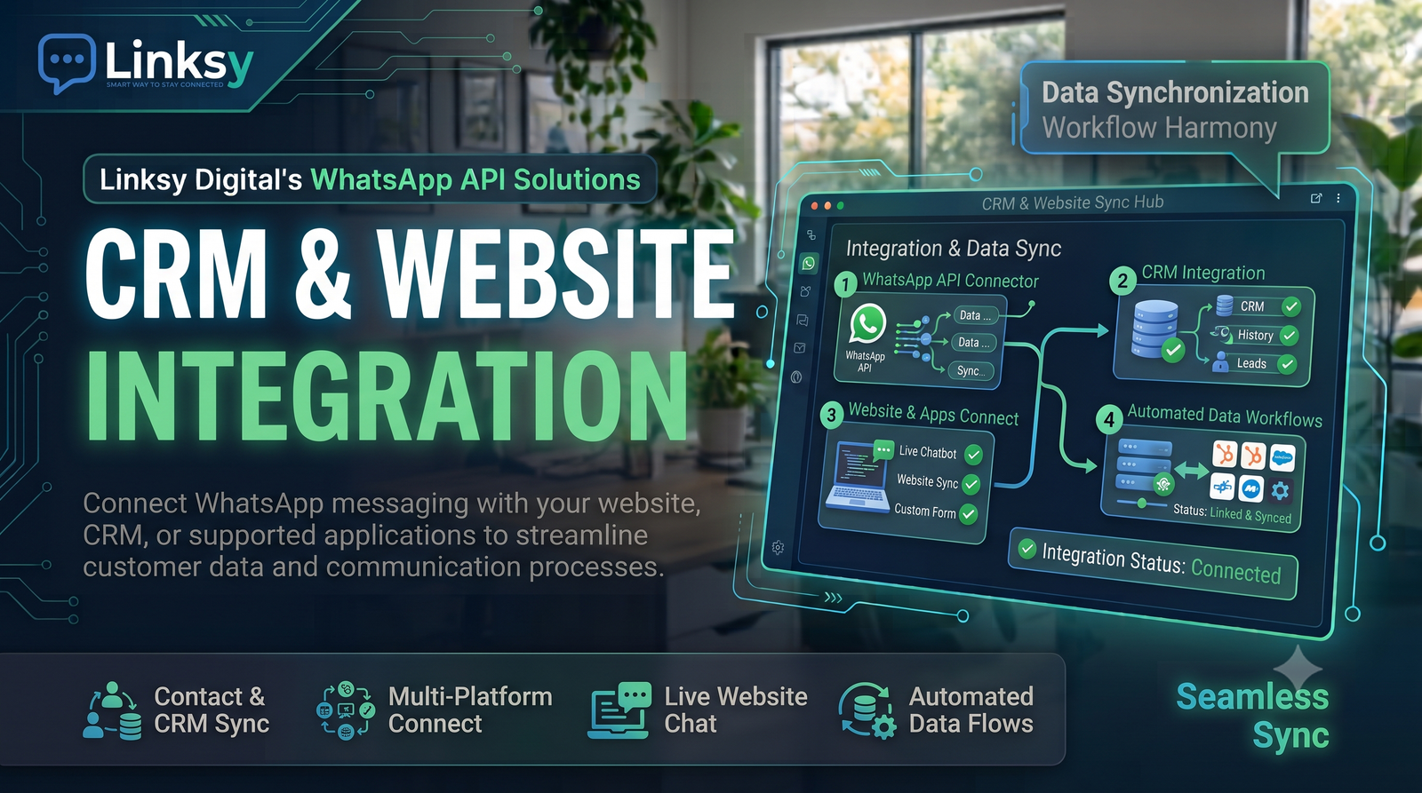 WhatsApp CRM and Website Integration